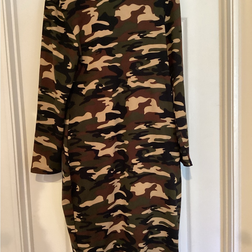 Camouflage Midi Dress